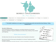 Tablet Screenshot of hochzeitstanz.de